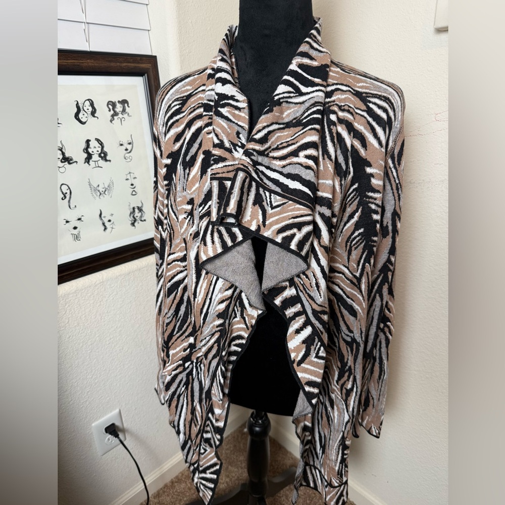 Marc Cain‎ Draped Open Cardigan
